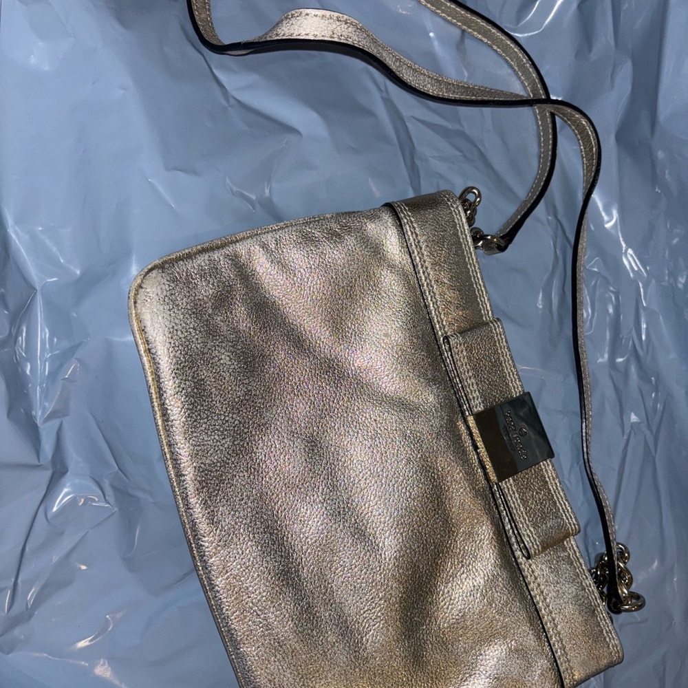 Kate Spade Gold Crossbody Bag - Picture 1 of 4